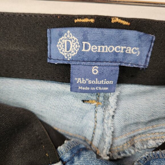 Democracy Ab Solution Skinny Jeans Womens 6 Mid Rise Stretch Denim Pants Read - Picture 9 of 11